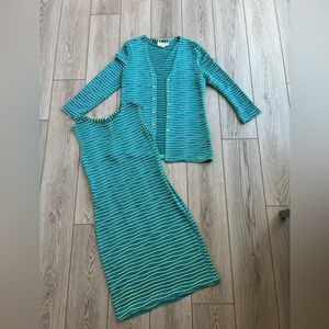 St. John Collection By Marie Gray. Gorgeous dress and cardigan sweater